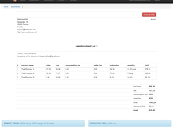 view document - invoice