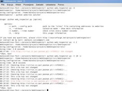 WebInspector running