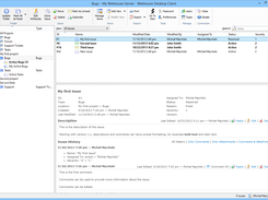 The main window of the WebIssues Desktop Client.