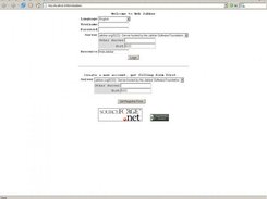 Login page Default in English