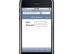 Web KeePass Running in a Mobile Device