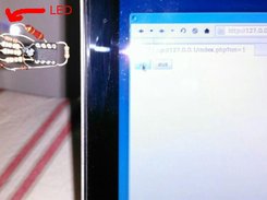 control LED via webpage