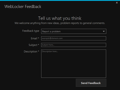 WebLocker - Feedback