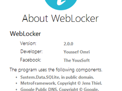 WebLocker - About