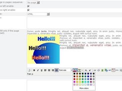 Page editor with TinyMCE module for Webmatic