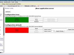 Webmin JBoss module Screenshot 1