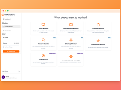 create monitor page