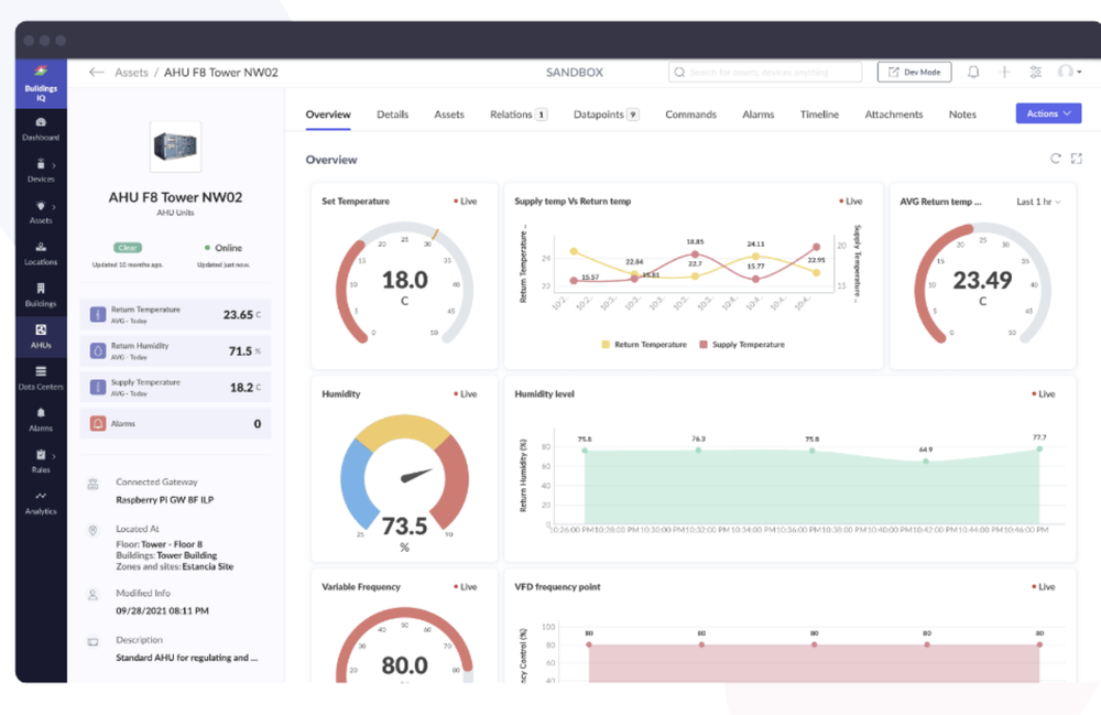 Zoho IoT Screenshot 1