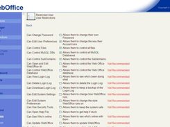Editing the User Restrictions