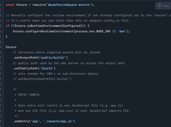 Webpack Encore Screenshot 1