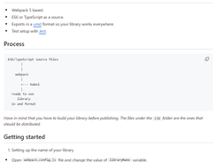 Webpack library starter Screenshot 1