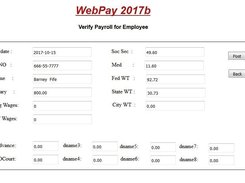 WebPayAS2018 Pay Screen