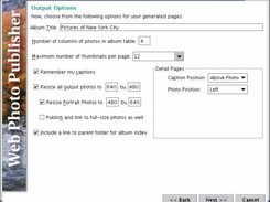 Output Options