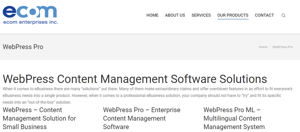 WebPress Pro Screenshot 1