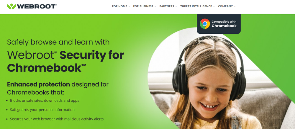 Webroot Security for Chromebook Screenshot 1