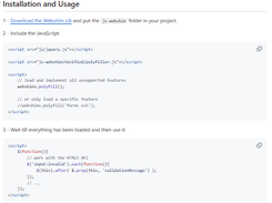 Webshim Screenshot 1