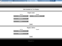 Selecting the order in which content should be displayed.