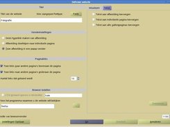 Saving preferences and making the website...