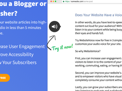 WebsiteVoice Screenshot 1