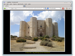 Full screen slideshow