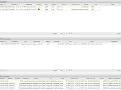 WebSQLClient Session Monitor screen