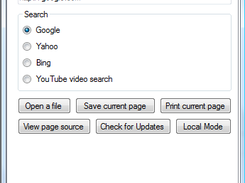 WebSurf Browser Screenshot 1