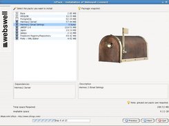 Webswell Connect Installer - Package selection