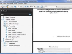 Screen of documentation after following the pro pdf doc.