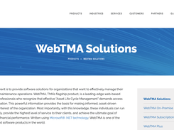 WebTMA Screenshot 1