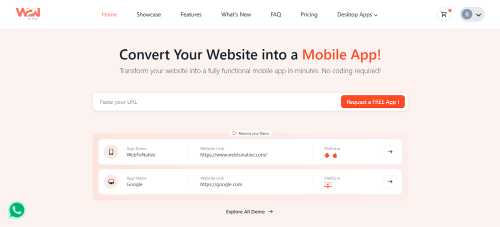 WebToNative