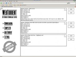 WebTorrent 0.2 Alpha release Preview Screenshot