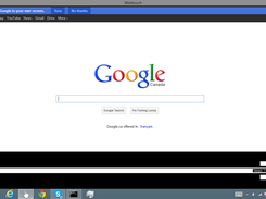 Picture of the webbrowser open