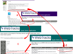 Linking research objects between two repositories which implemented the webtracks InteRCom protocol using the Webtracks framework.