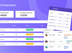 Easily manage payroll, track payments, and generate invoices all in one place