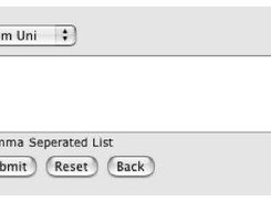 Form for Sharing Calendars