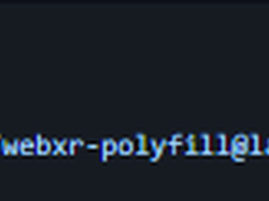 WebXR Polyfill Screenshot 1