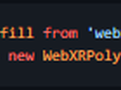 WebXR Polyfill Screenshot 2