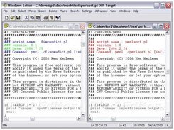 Fully editable diff functionality