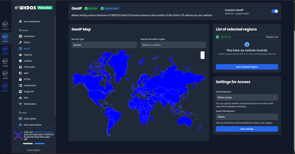 WEDOS Protection Screenshot 1