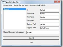 WeeIRC - Profiles