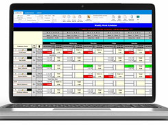 Weekly Work Scheduler Screenshot 1
