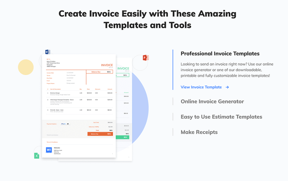 Invoice generator