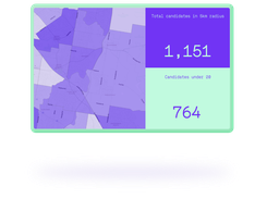 Pre-populate your longlists with candidates near your stores