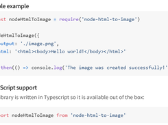 Welcome to node-html-to-image Screenshot 1