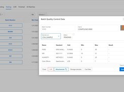 Save your QC data and validate your batch