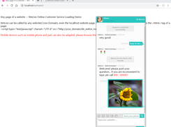 WeLive Online Support  live chat Screenshot 4