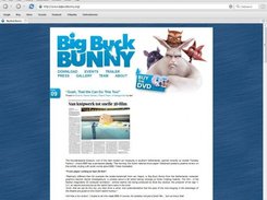 Big Buck Bunny Homepage