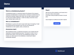 Whistleblowers Landing Page