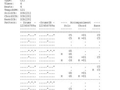 wersidatencassette-0.8: CX3 RHYTHM example (Note: shown data need not be realistic)