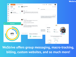 Get everything from group messaging to a free customizable website